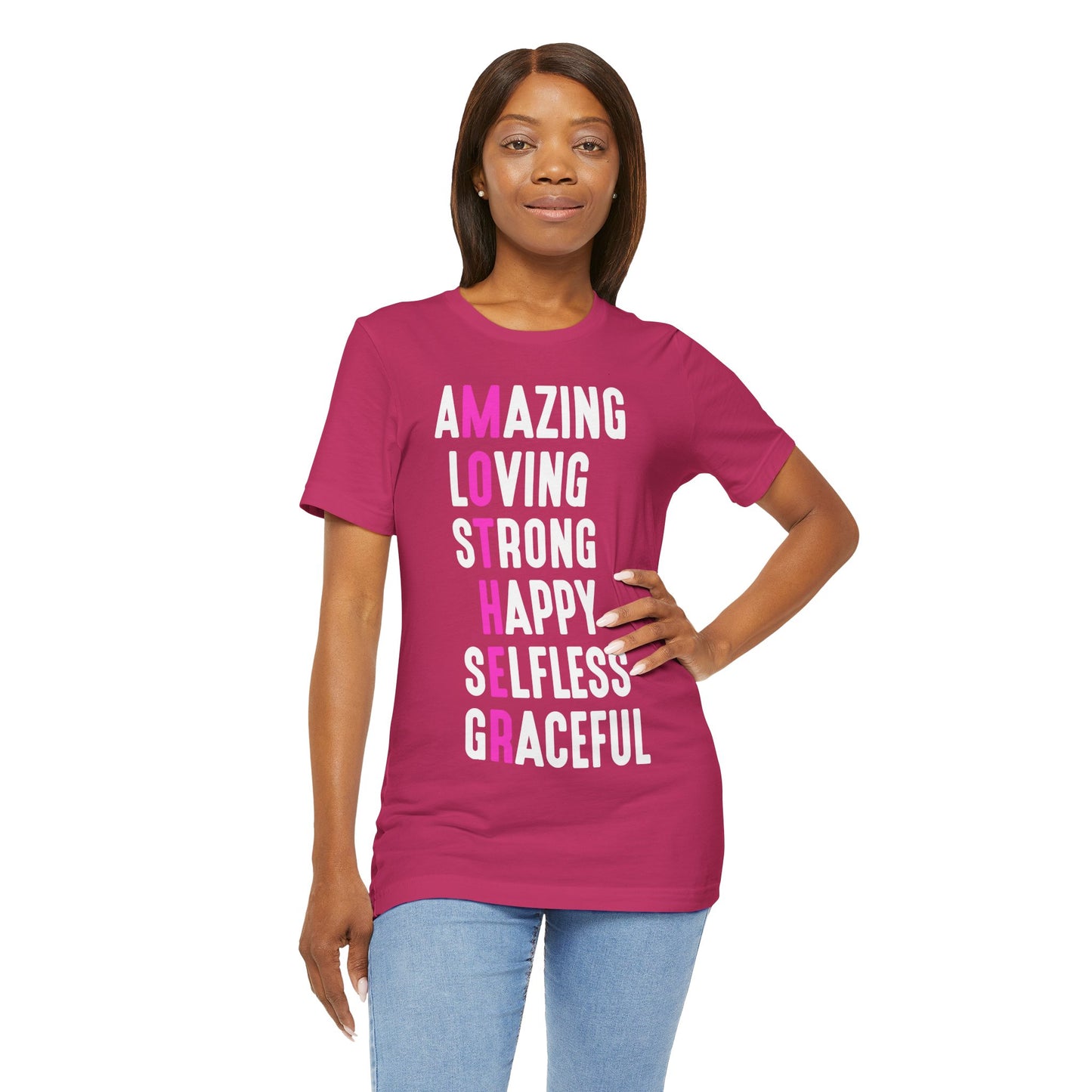 Empowering Mom Shirt – Amazing, Strong, Graceful & Loving