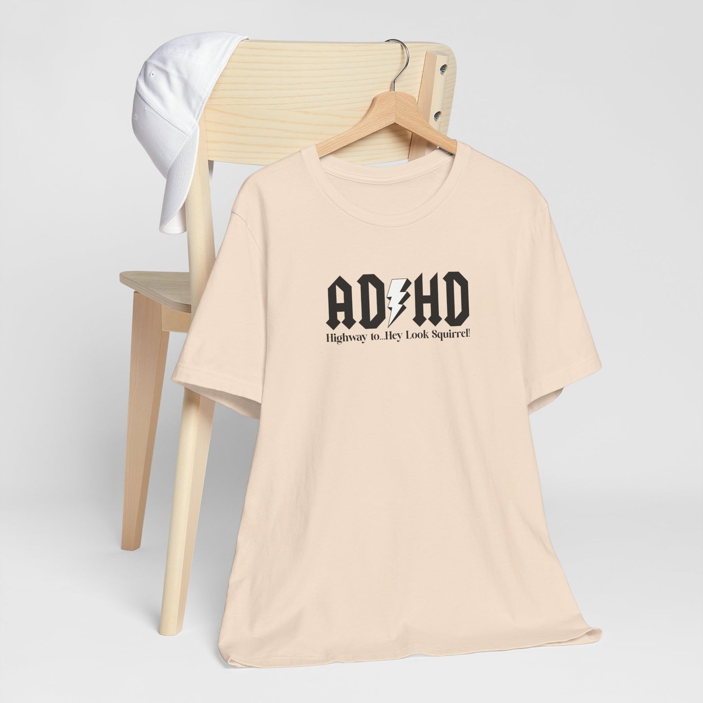 T-Shirt Highway to ADHD Funny T-Shirt – Gothic Pop Culture Graphic Tee