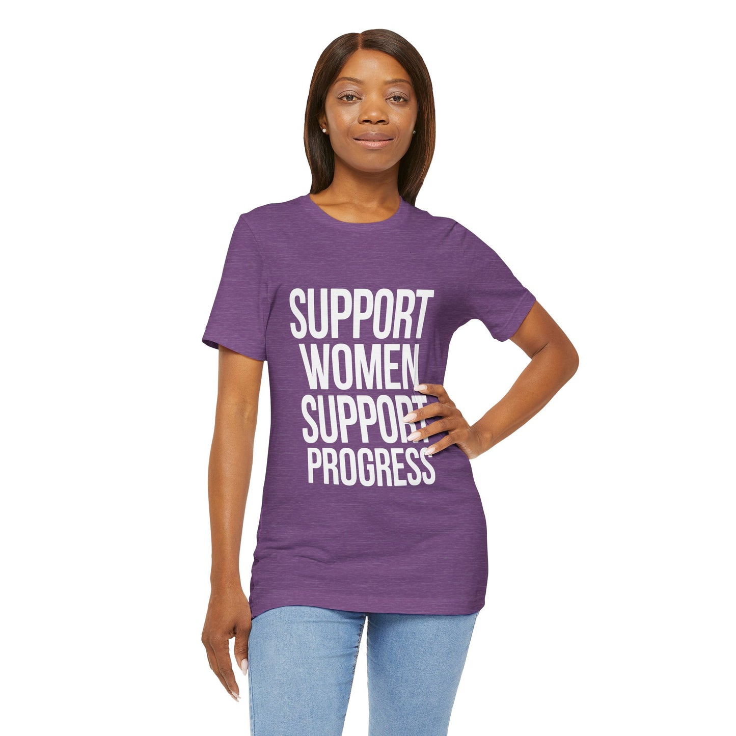 Support Women, Support Progress – Women’s Empowerment Graphic