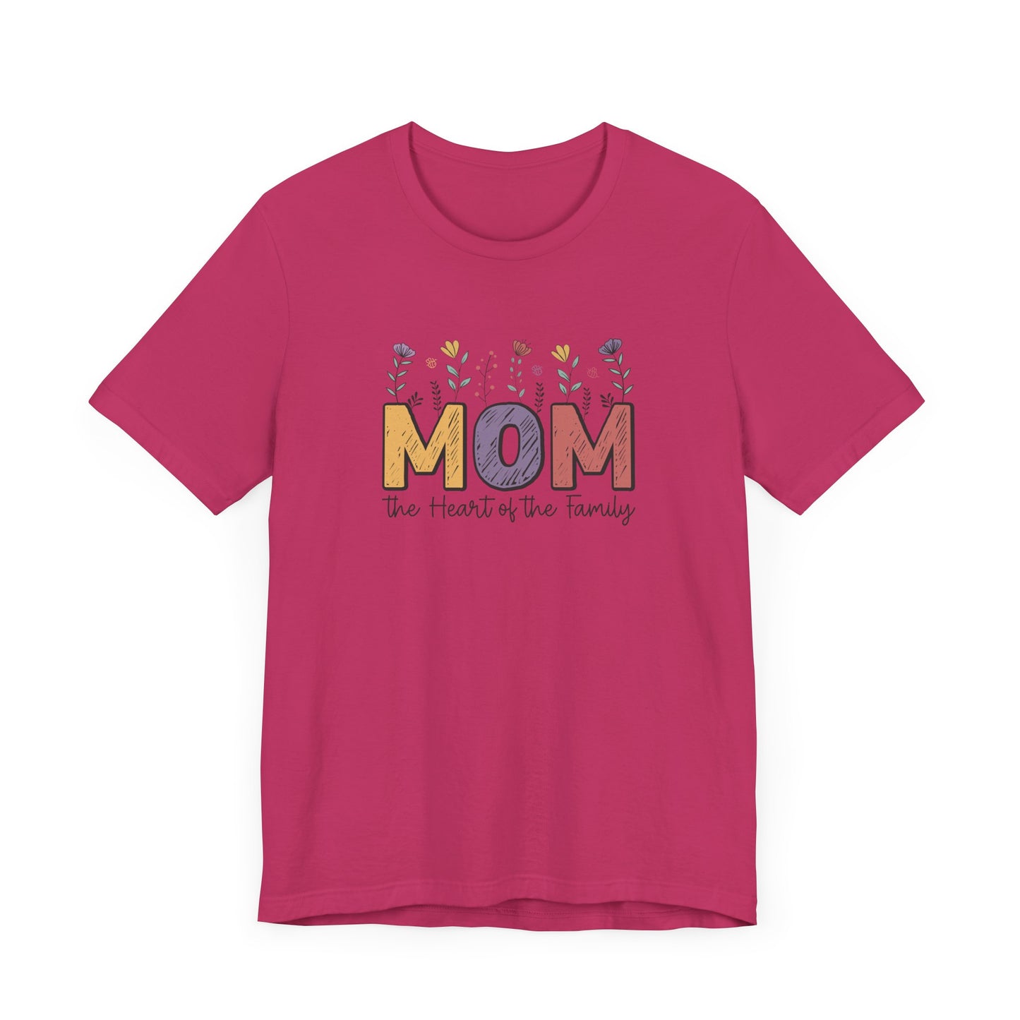 Motivational Shirts – Mom: The Heart of the Family Tee
