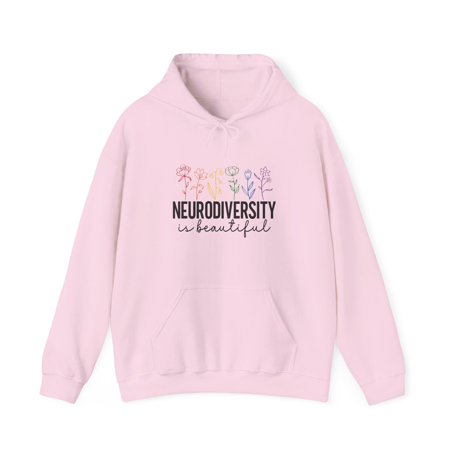 Hoodie NEURODIVERSITY is Beautiful Hoodie – Floral Autism Awareness Hoodie