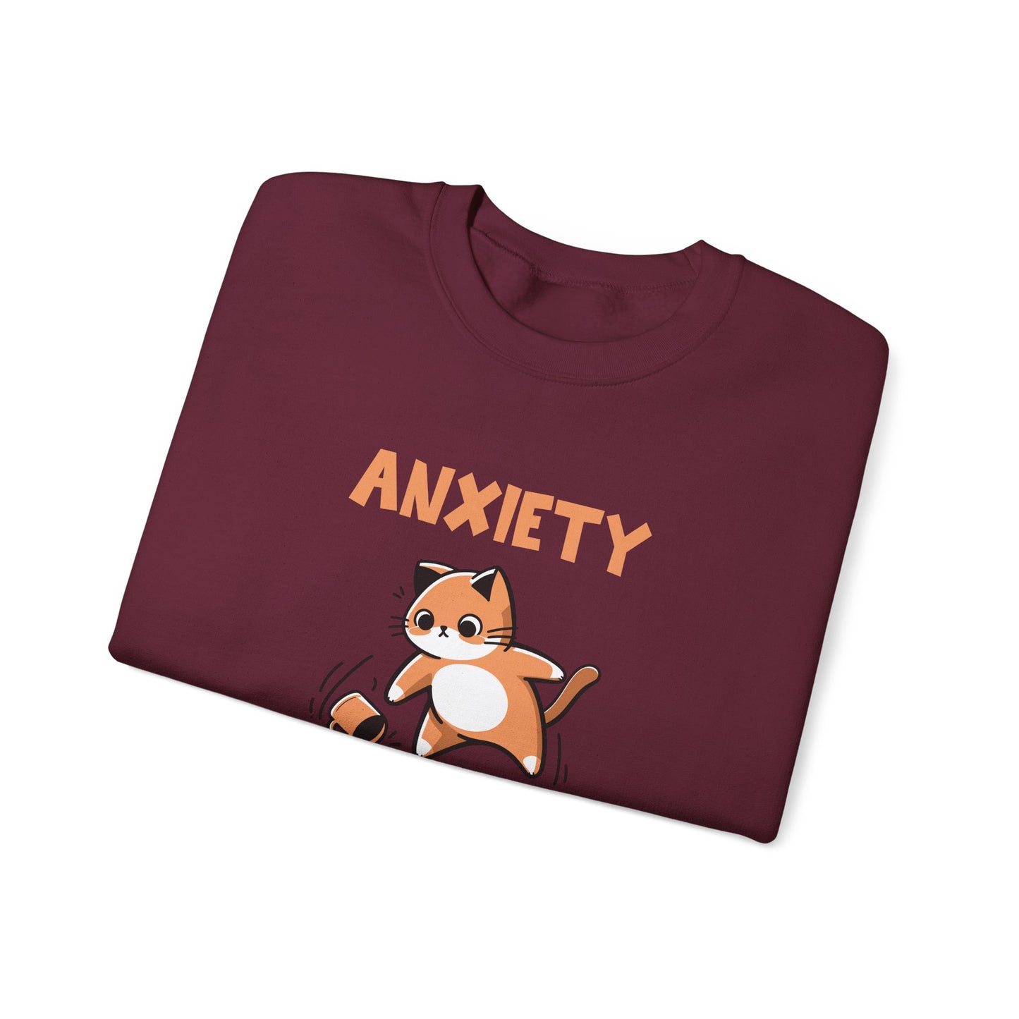 Sweatshirt Anxiety When I Have to Adult Funny Women’s Mental Health Sweatshirt