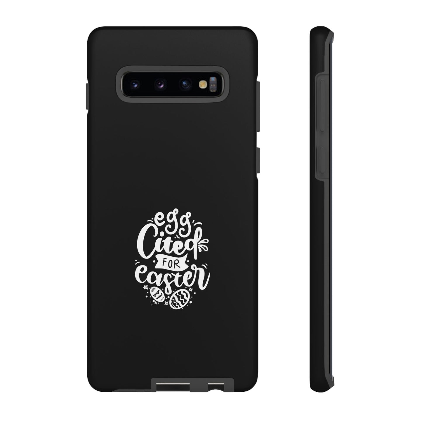 Samsung Galaxy S10 Plus Matte Egg-cited for Easter Phone Case | Fun & Trendy Spring Cover