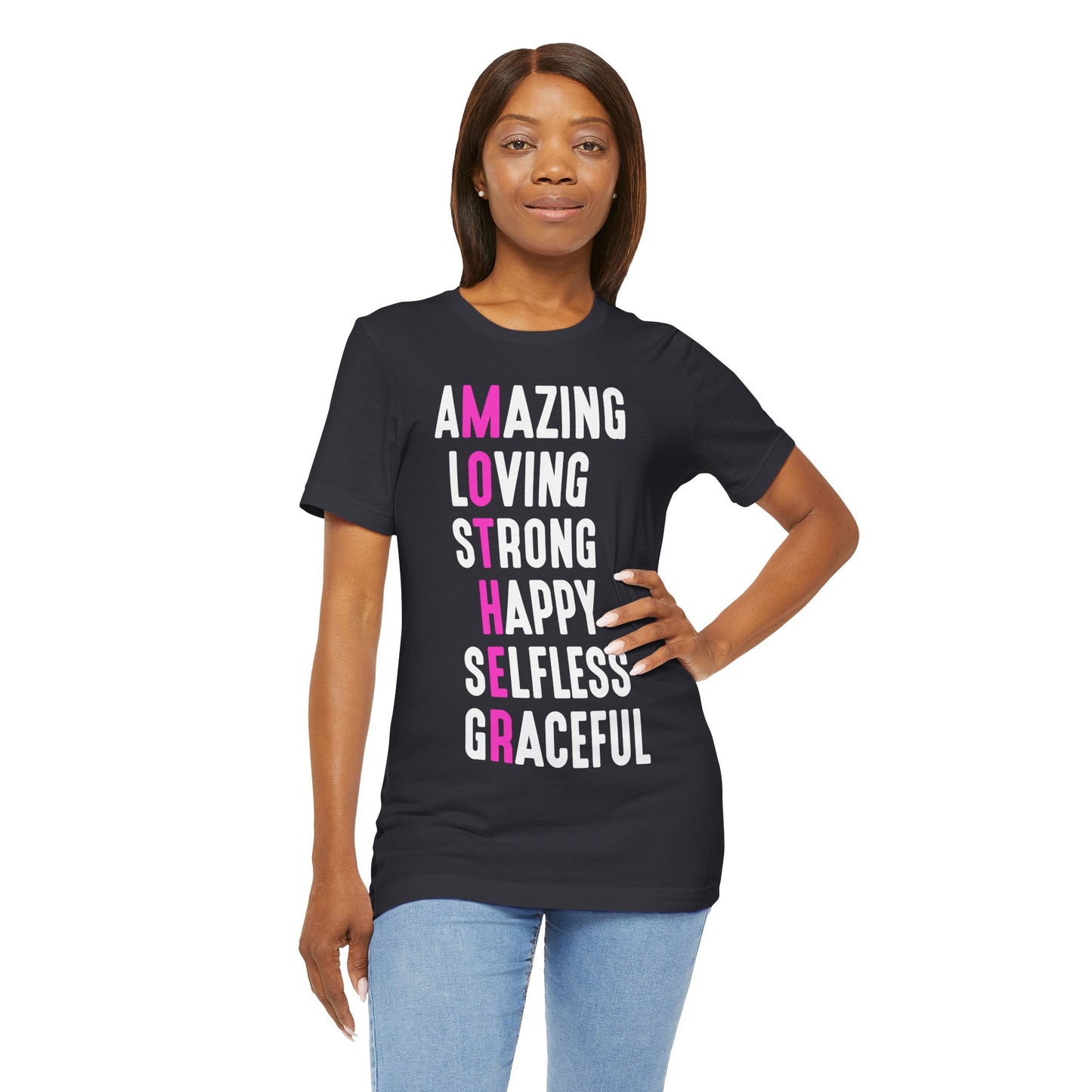 Empowering Mom Shirt – Amazing, Strong, Graceful & Loving