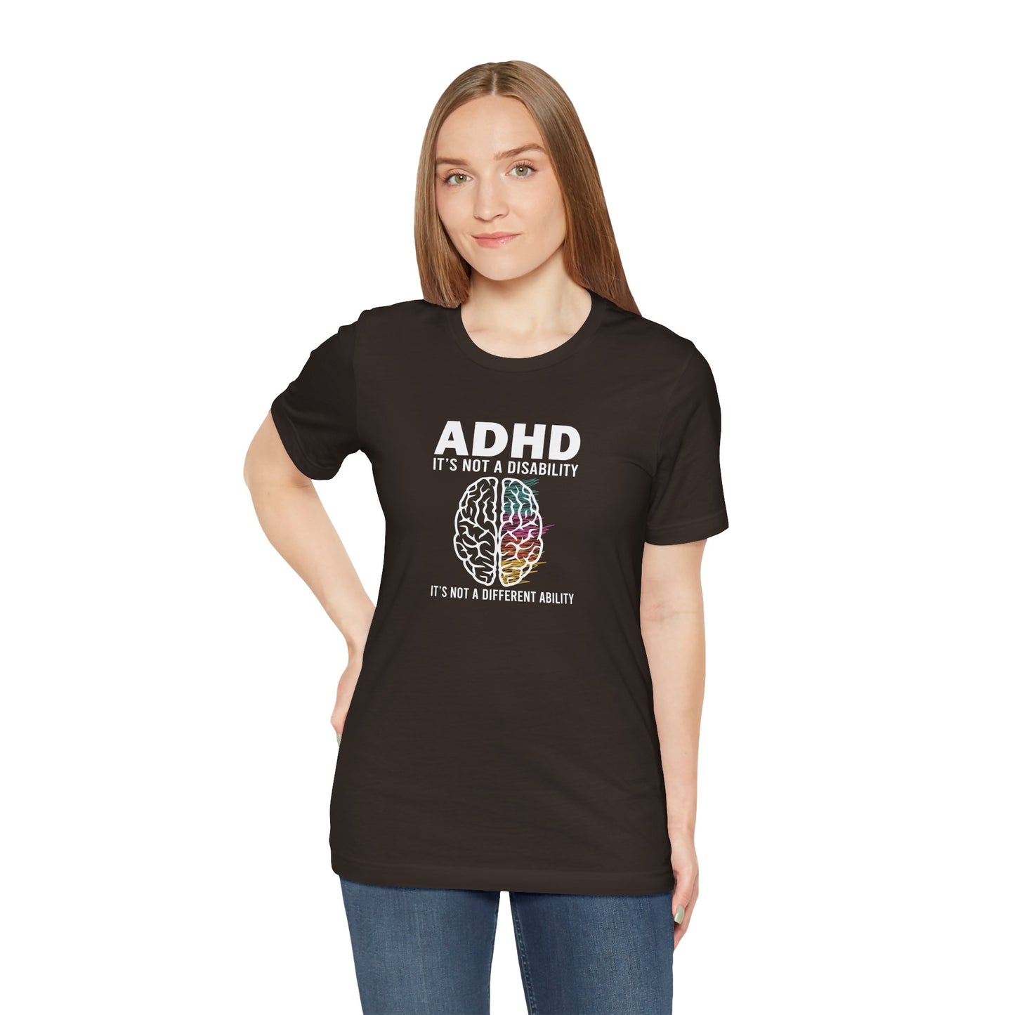 T-Shirt ADHD IT'S NOT A DISABILITY – Conceptual ADHD T-Shirt for Adults