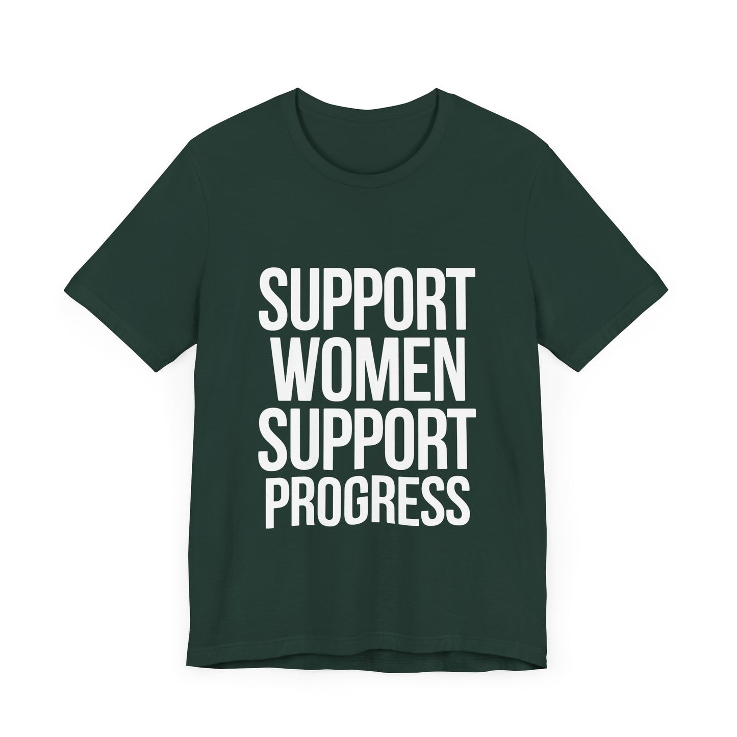 Support Women, Support Progress – Women’s Empowerment Graphic