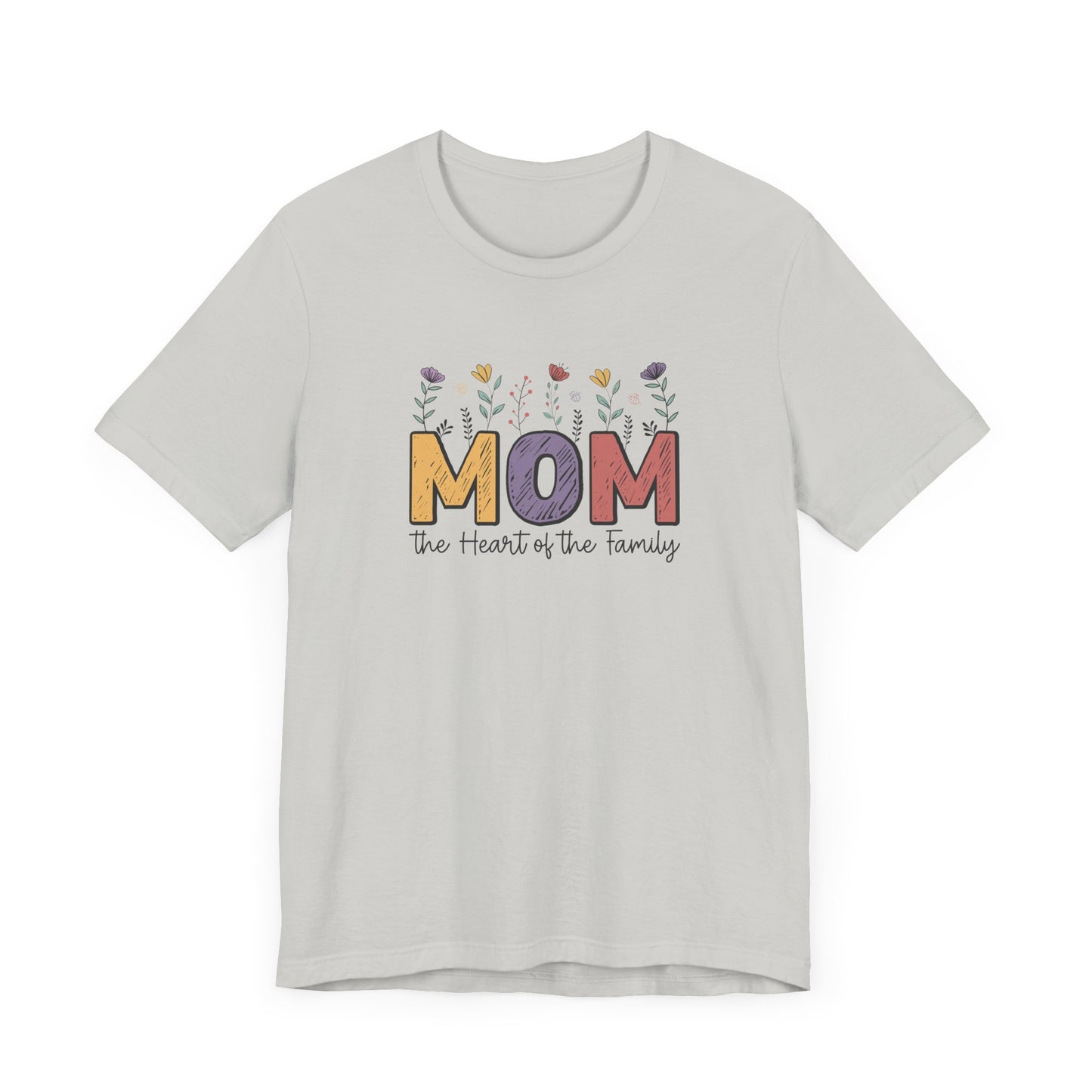 Motivational Shirts – Mom: The Heart of the Family Tee