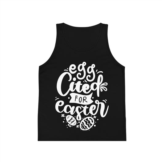 Kids clothes Kids Easter Tank Top – Egg-cited for Easter Design