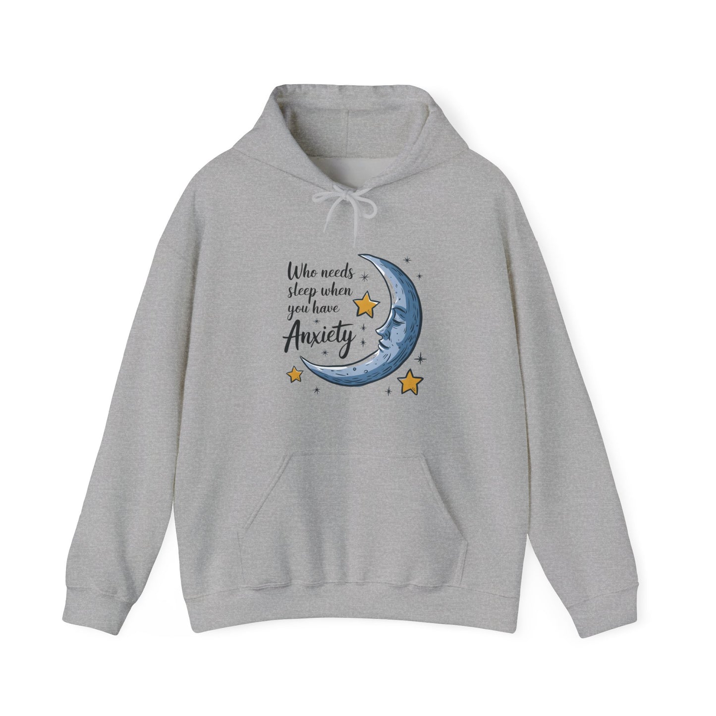 Hoodie Who Needs Sleep When You Have Anxiety Funny Women's Hoodie