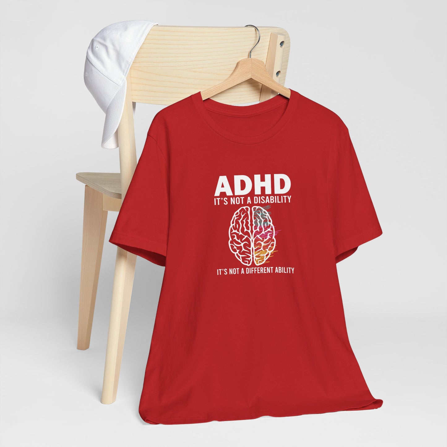 T-Shirt ADHD IT'S NOT A DISABILITY – Conceptual ADHD T-Shirt for Adults