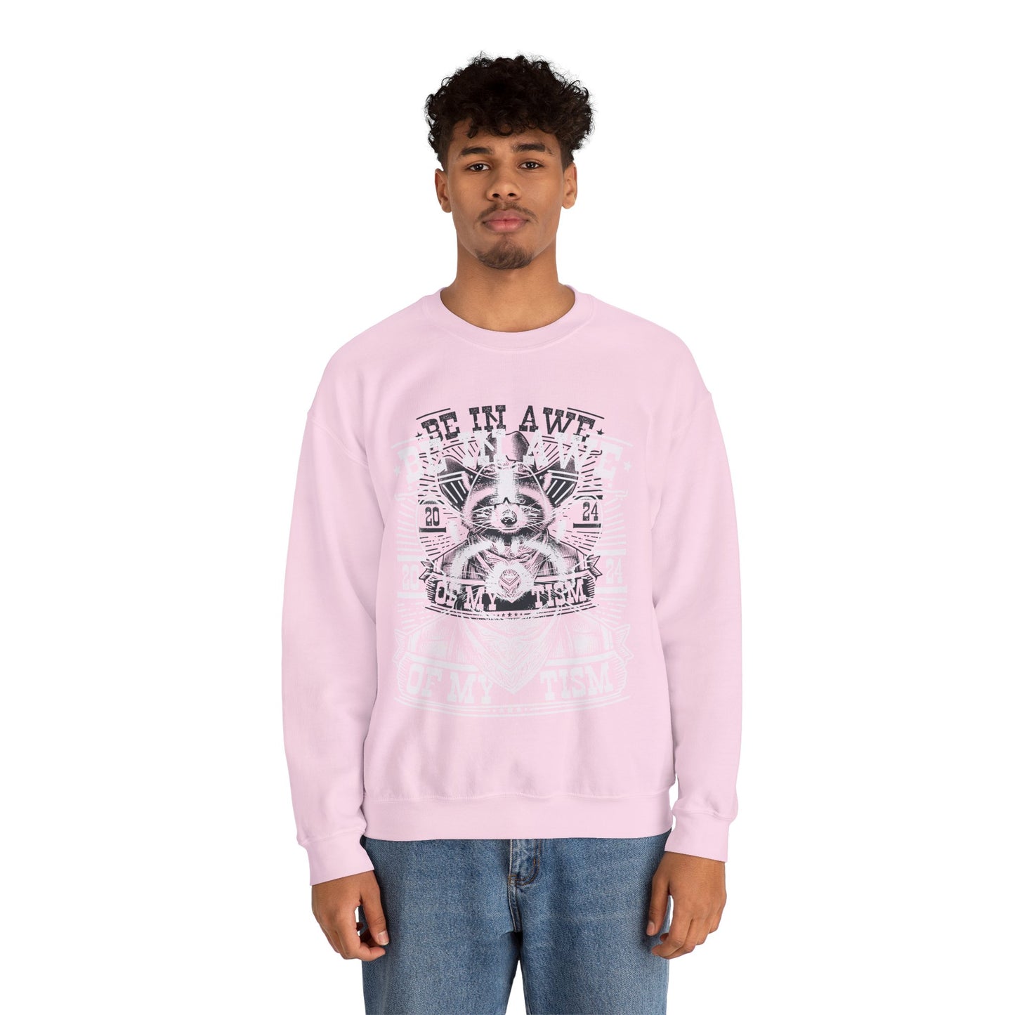 Sweatshirt BE IN AWE OF MY 'TISM Western Meme Autism Sweatshirt