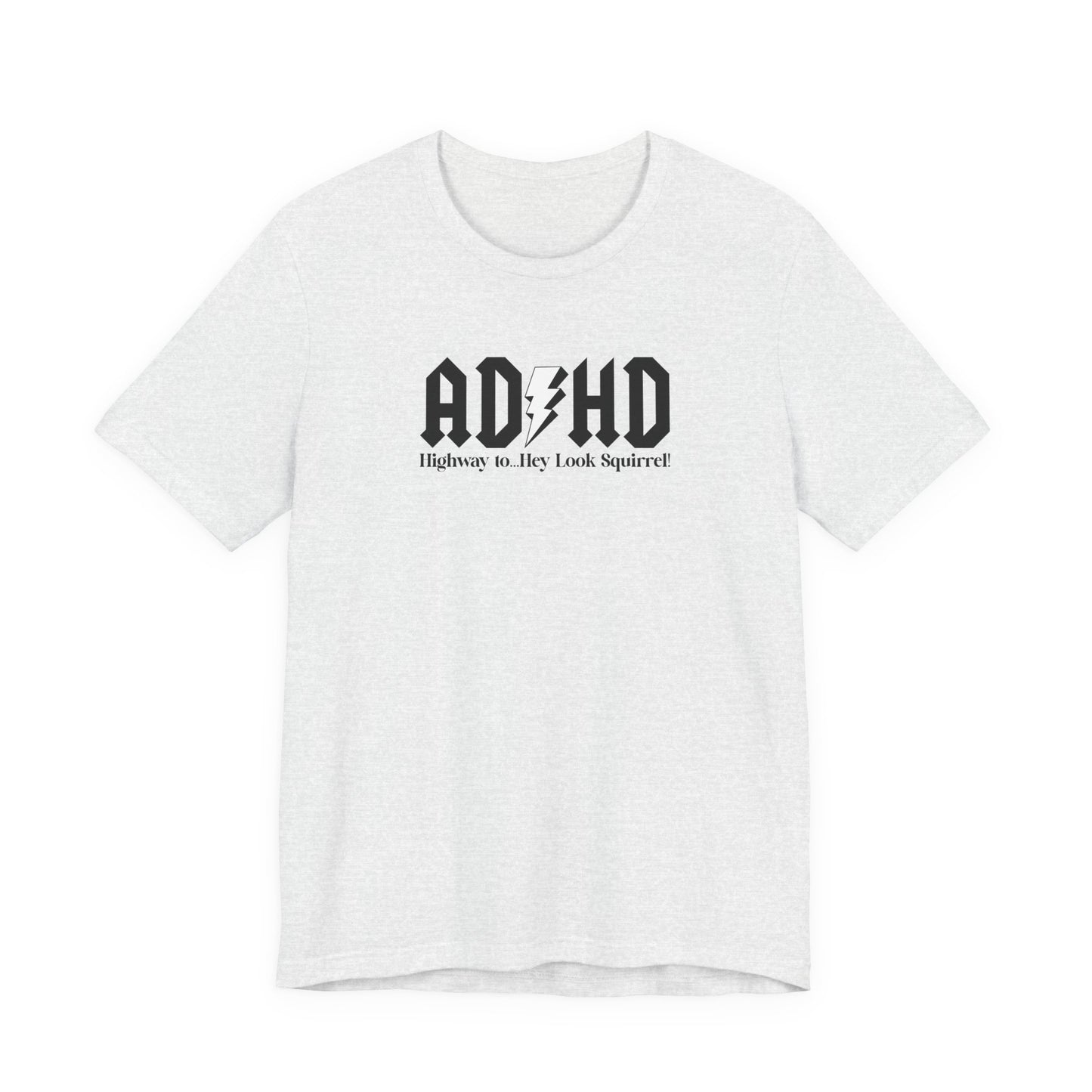 T-Shirt Highway to ADHD Funny T-Shirt – Gothic Pop Culture Graphic Tee