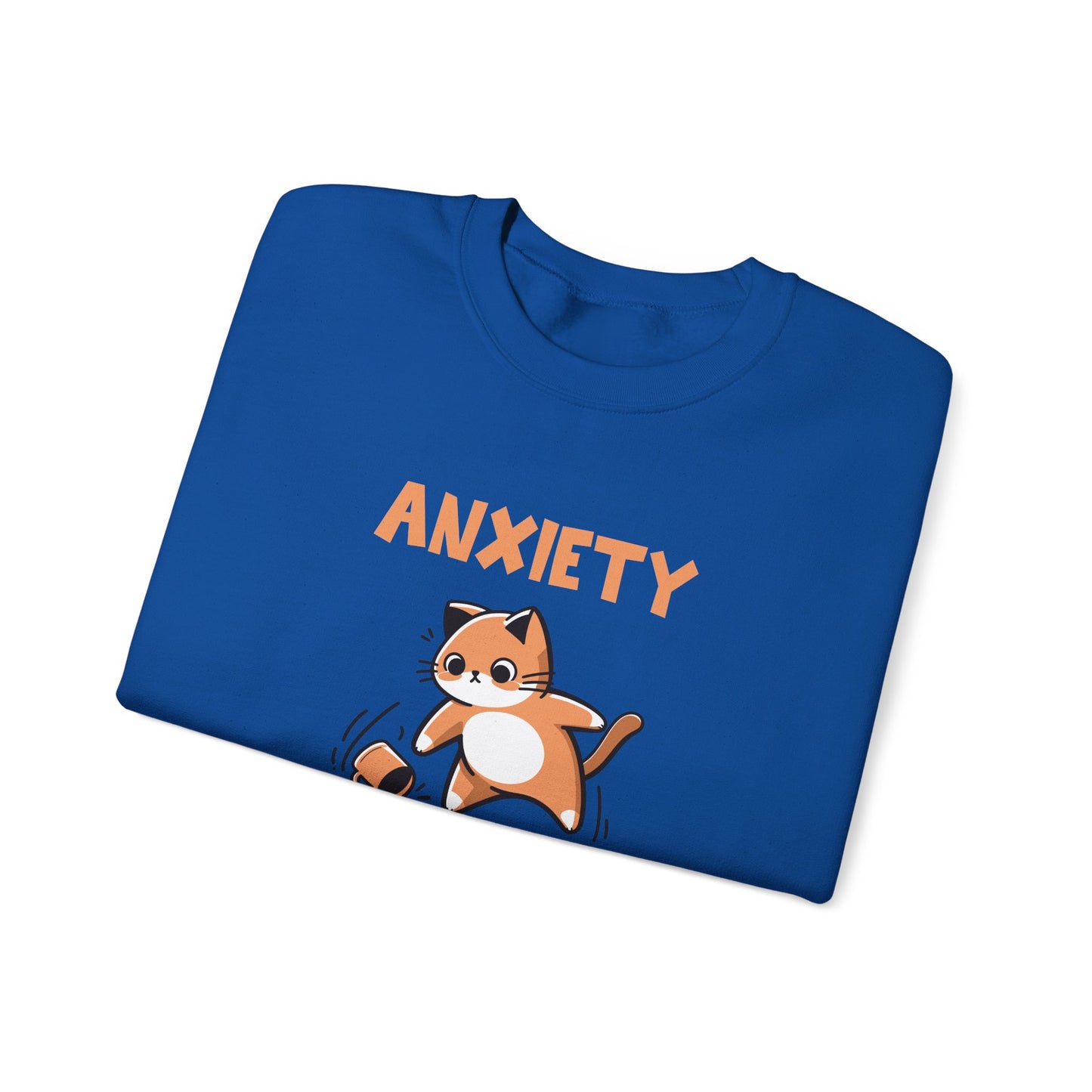 Sweatshirt Anxiety When I Have to Adult Funny Women’s Mental Health Sweatshirt