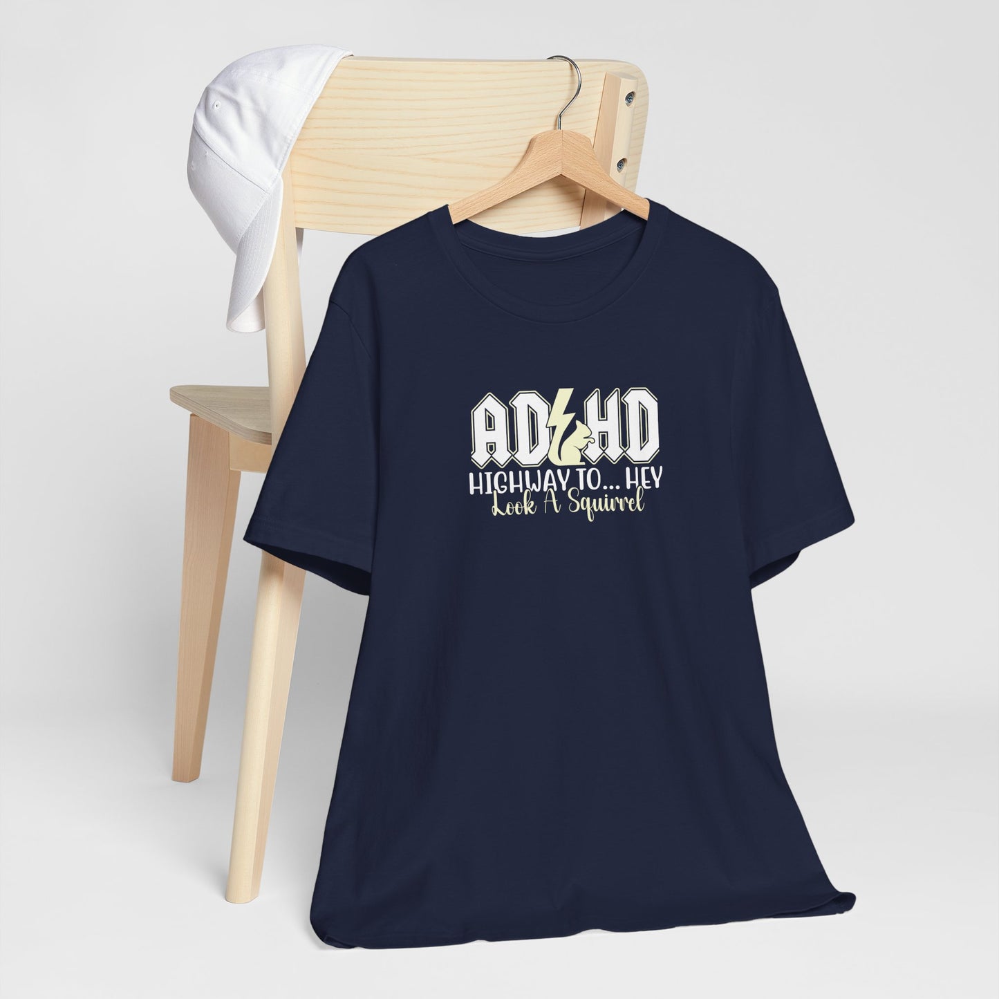 T-Shirt HIGHWAY TO... HEY Look A Squirrel ADHD T Shirt – Funny ADHD Tshirt