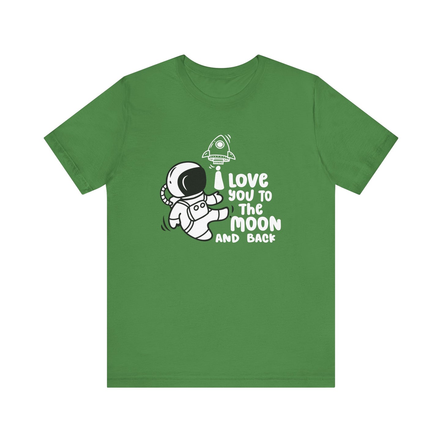 T-Shirt Romantic Message Tee – I Love You to the Moon and Back Shirt