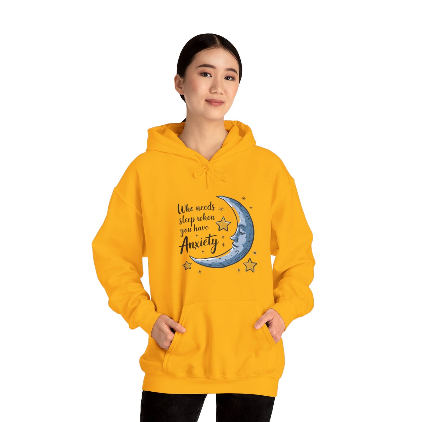 Hoodie Who Needs Sleep When You Have Anxiety Funny Women's Hoodie