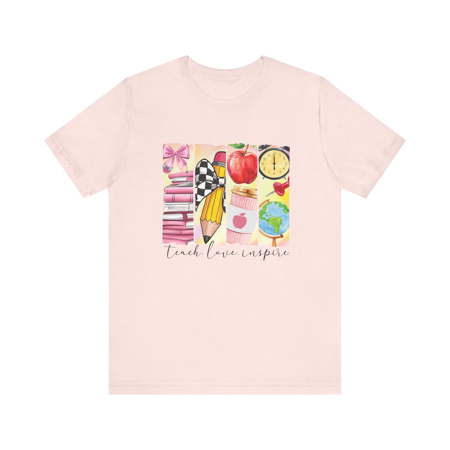 T-Shirt Teach Love Inspire – Teacher Shirt with Meaningful Message
