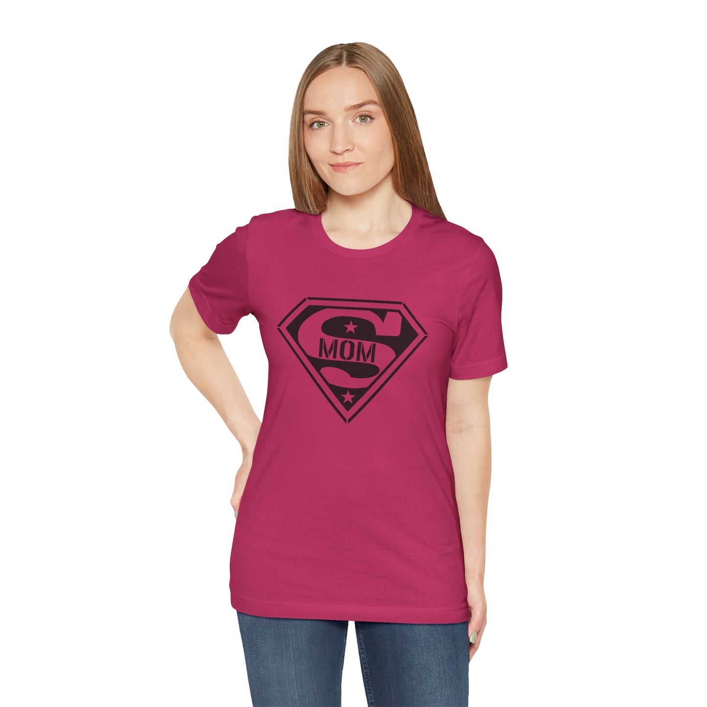 T-Shirt Motivational Shirts – Super Mom T-Shirt for Strong Women