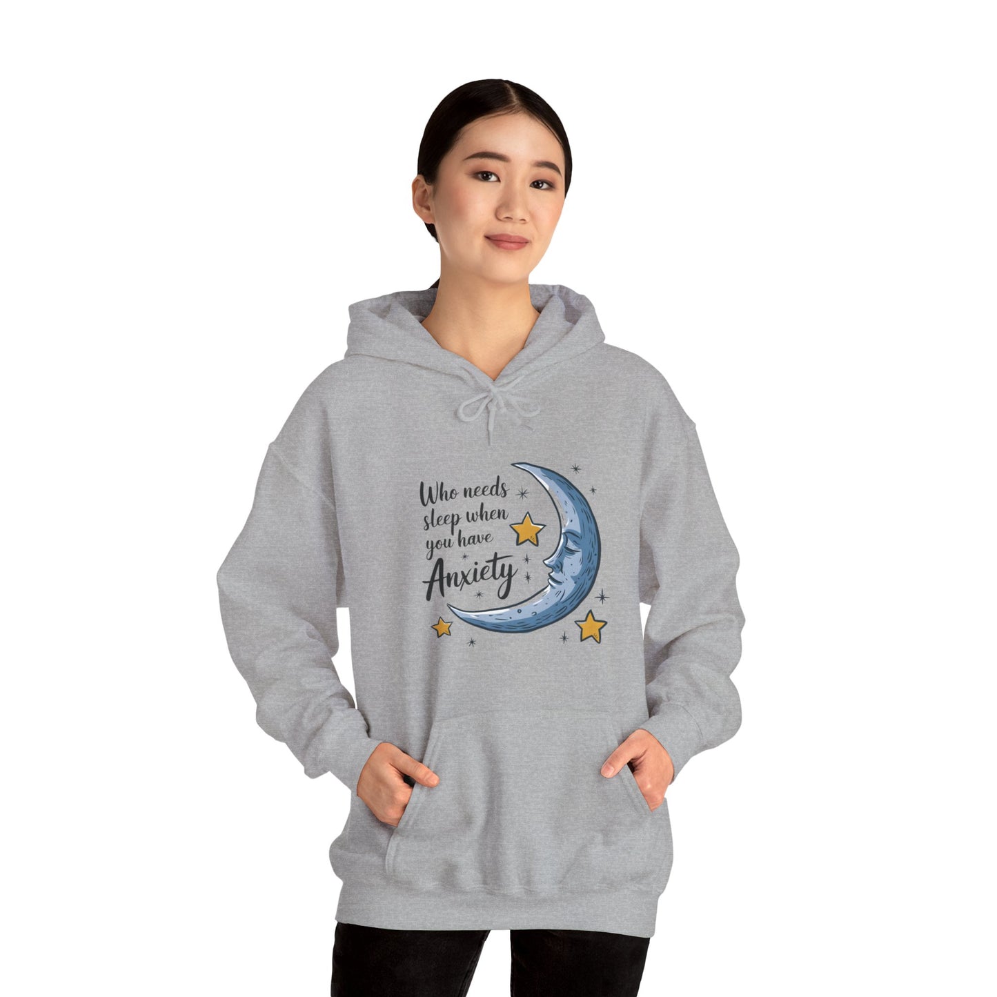 Hoodie Who Needs Sleep When You Have Anxiety Funny Women's Hoodie