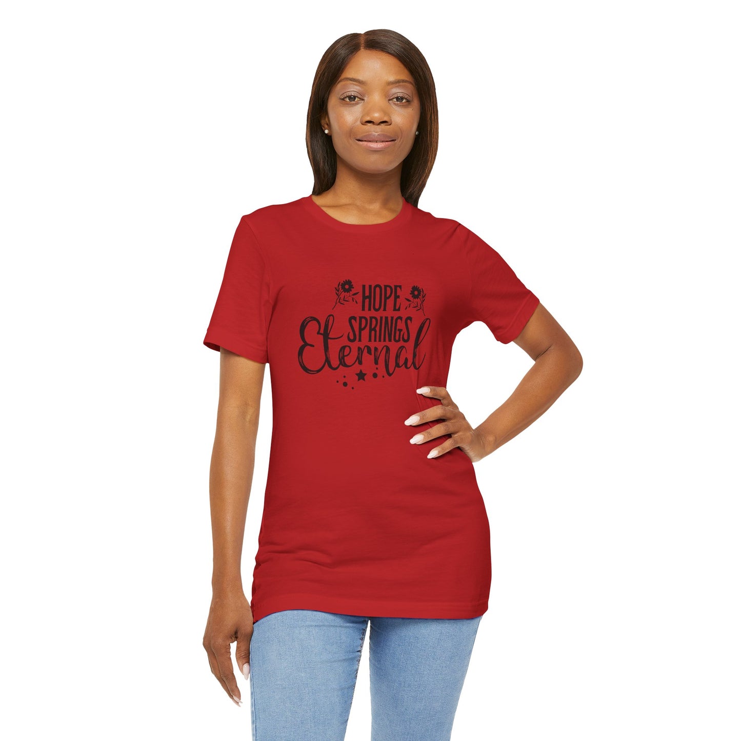 Motivational Shirts – Hope Springs Eternal Women’s Easter Tee