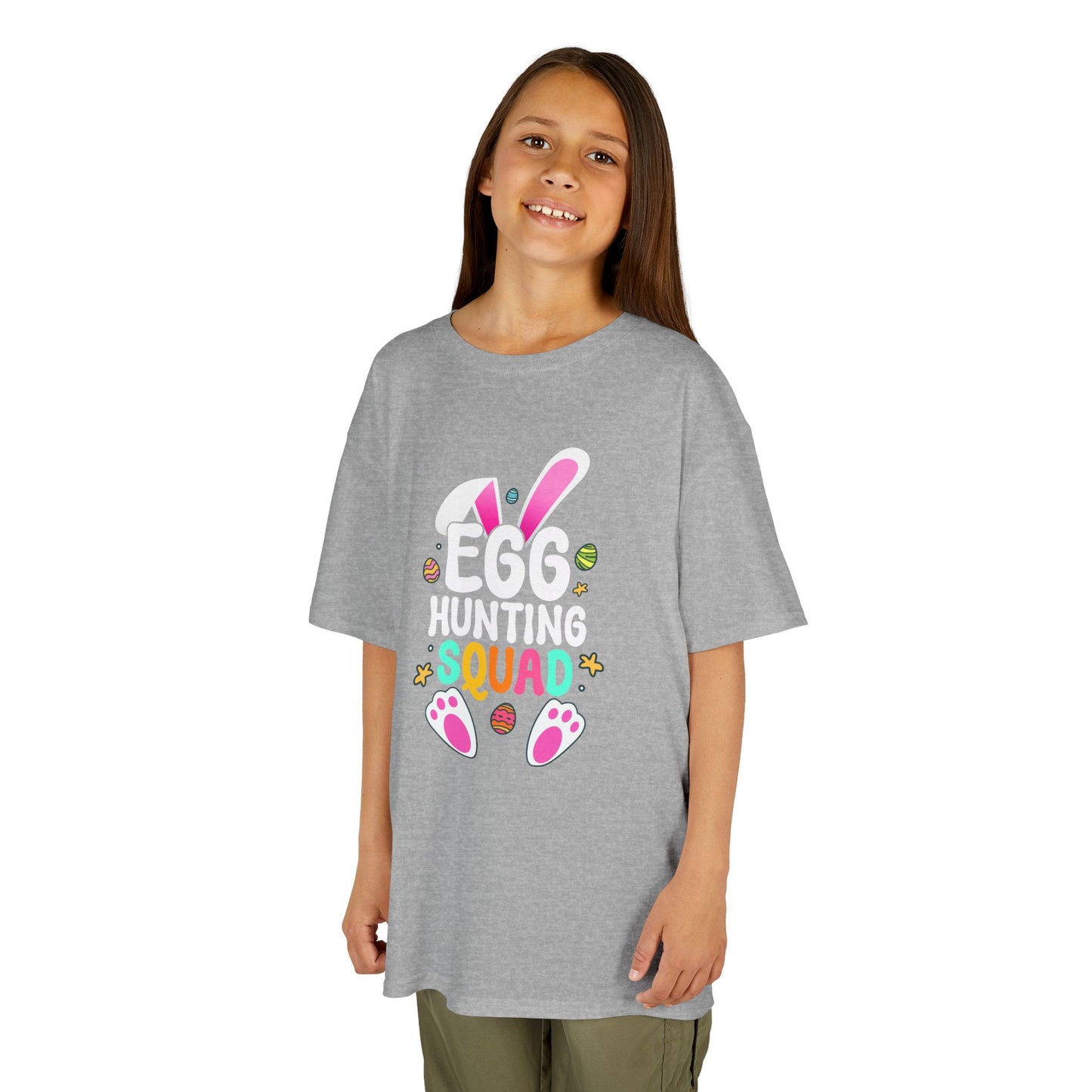 Egg Hunting Squad Kids Tee | Matching Easter Shirt for Families