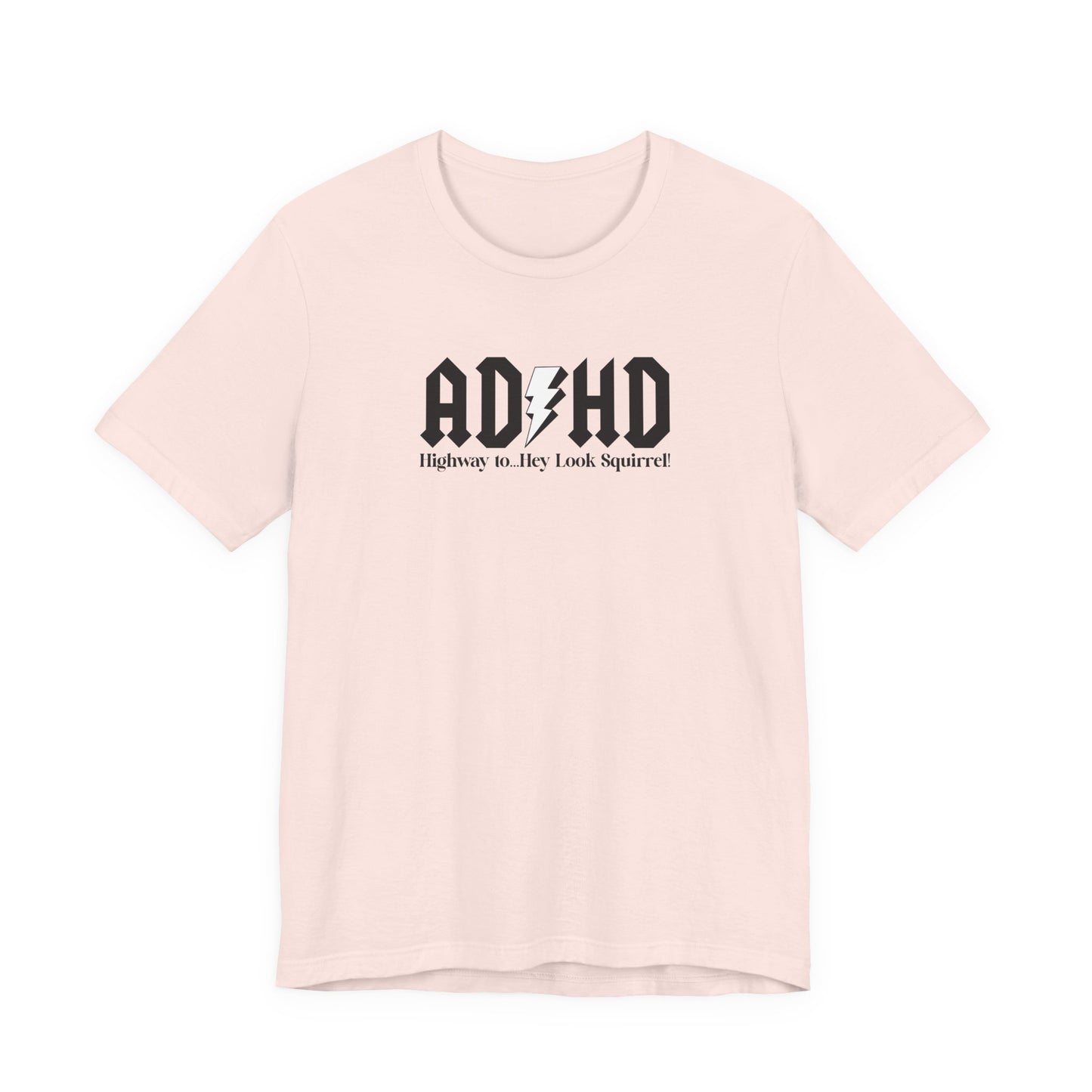 T-Shirt Highway to ADHD Funny T-Shirt – Gothic Pop Culture Graphic Tee