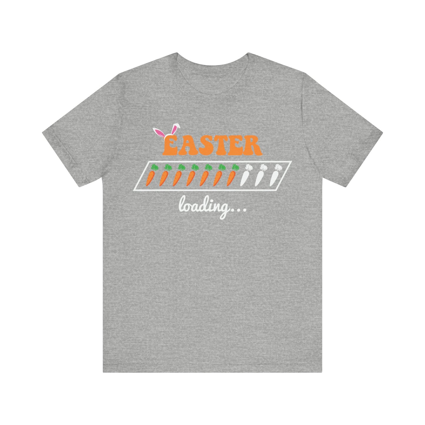 Athletic Heather Trendy Easter Shirt – Easter Loading... Please Wait Tee