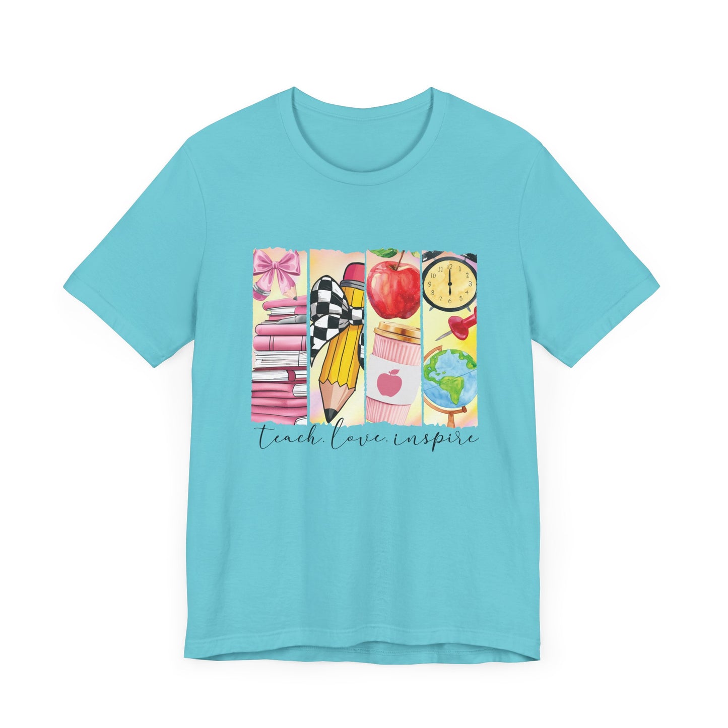 Teach Love Inspire – Teacher Shirt with Meaningful Message