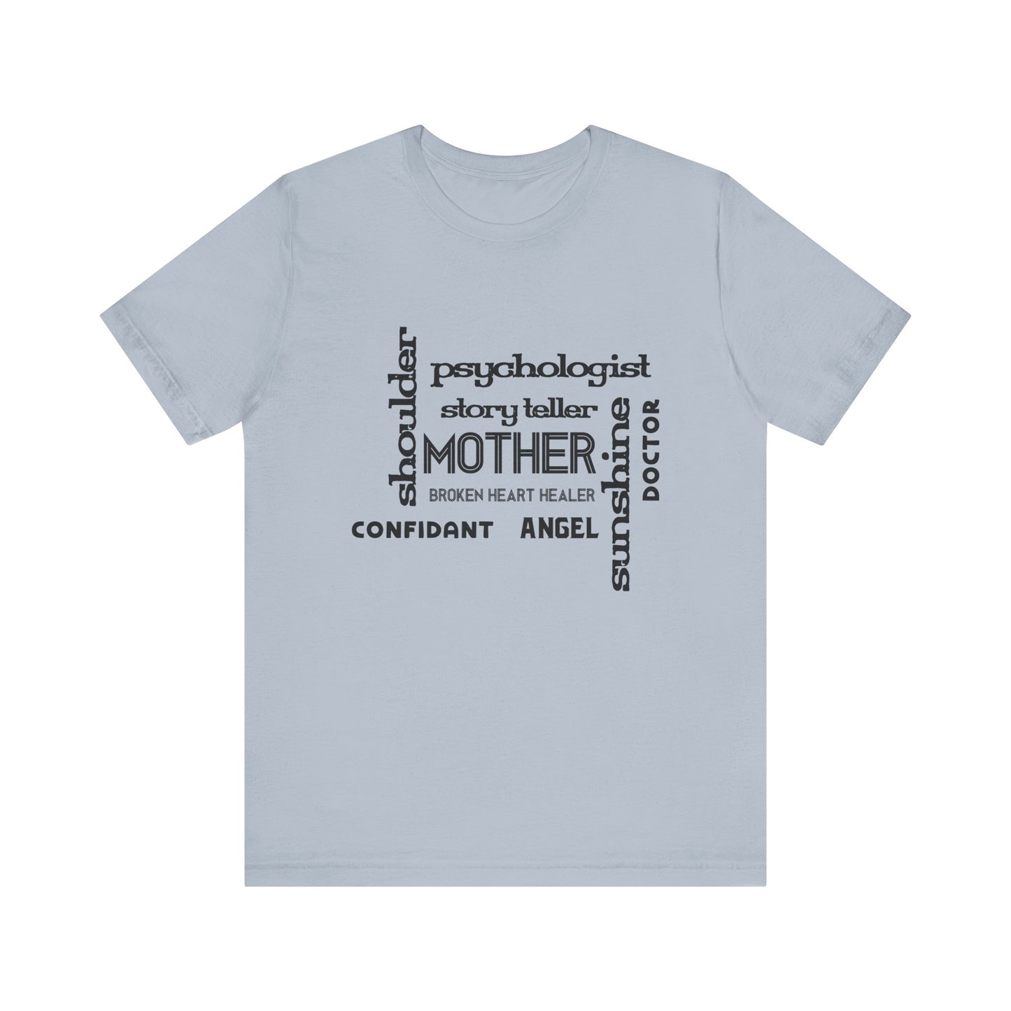 Light Blue Inspirational Mother’s Day Shirt – Deep Words of Gratitude