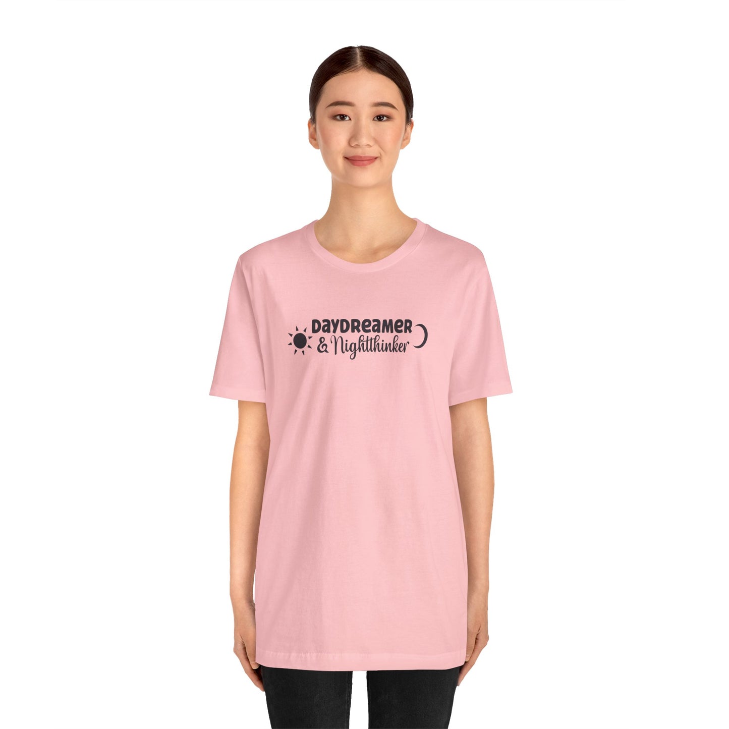 T-Shirt Daydreamer & Nightthinker Shirt – Whimsical Graphic Tee for Dreamers