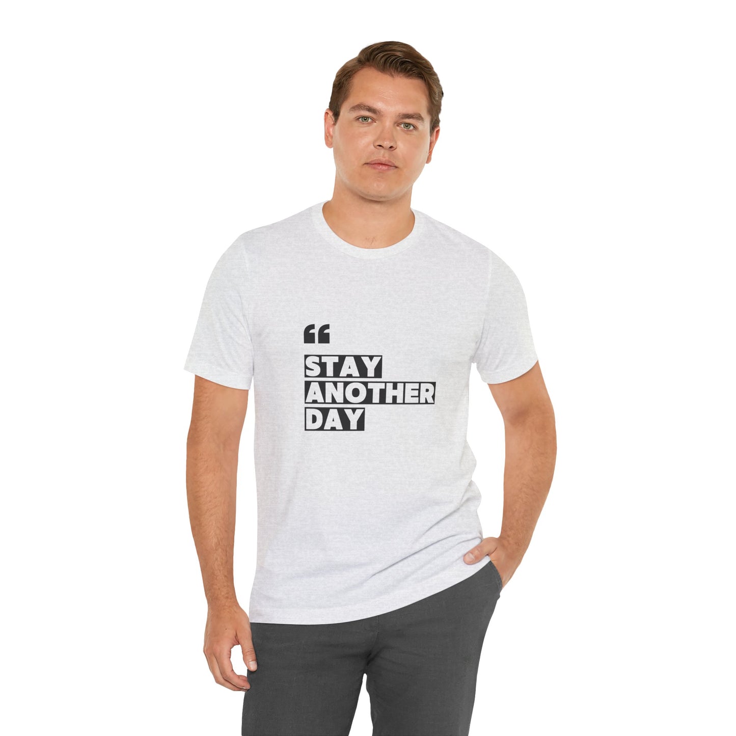 Stay Another Day – Ash Stay Another Day T Shirt for Suicide Prevention