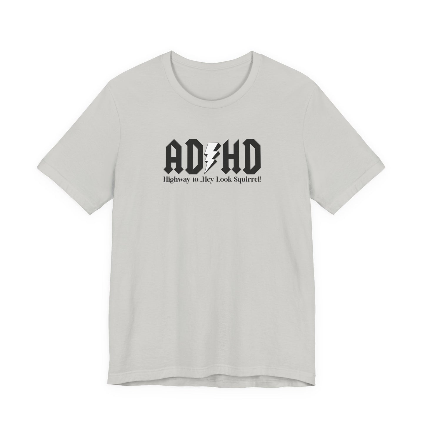 T-Shirt Highway to ADHD Funny T-Shirt – Gothic Pop Culture Graphic Tee