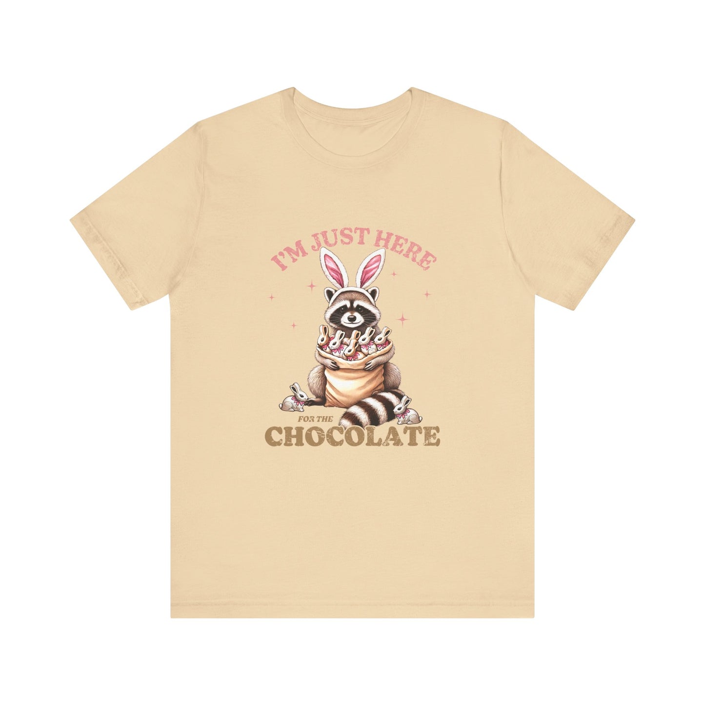Soft Cream Funny Easter Shirt – I'm Just Here for the Chocolate Tee
