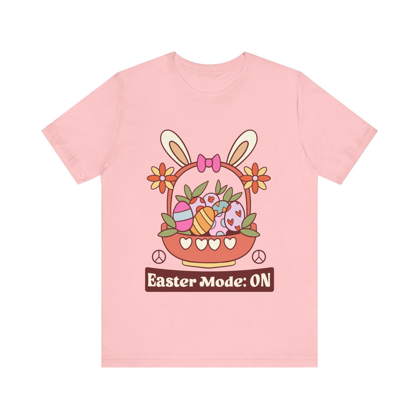 Pink Easter Mode: ON Easter Shirt | Funny & Trendy Women's Easter Tee