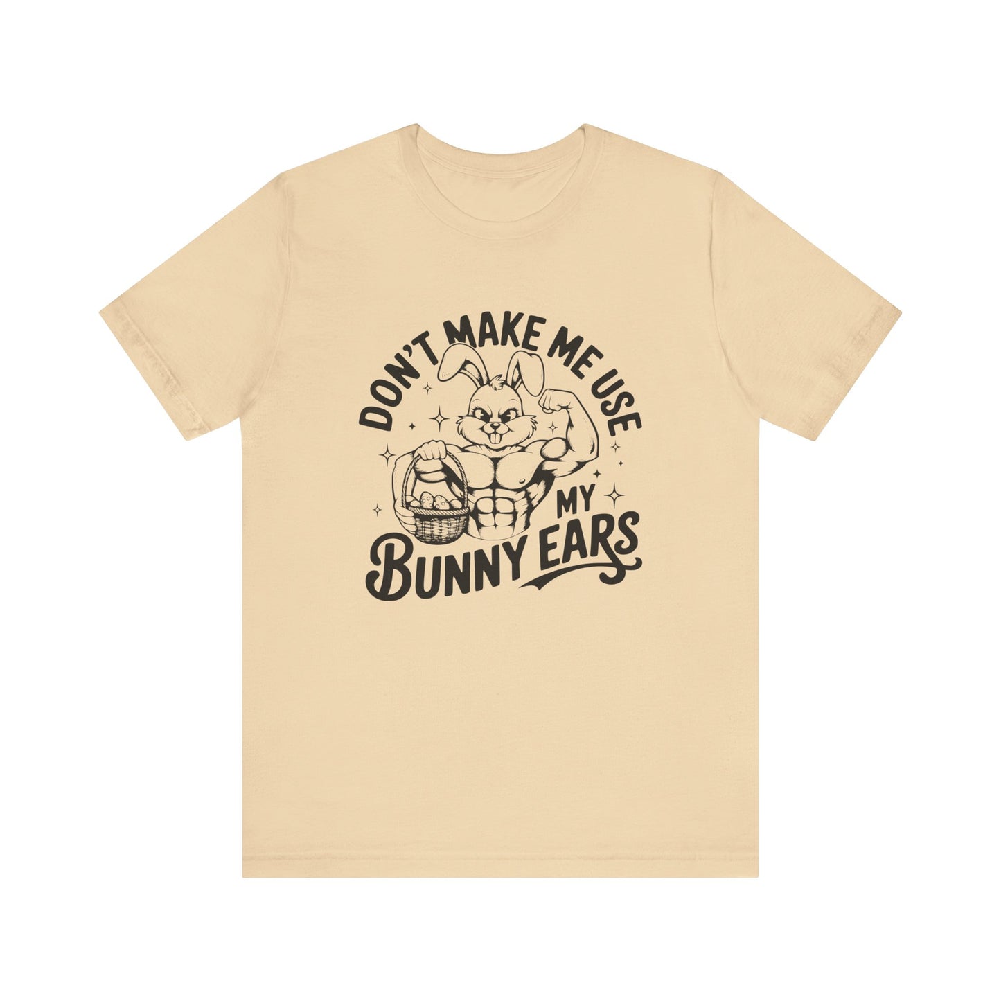 Soft Cream Easter Fitness Shirt – Bunny Gains No Days Off Unisex Tee