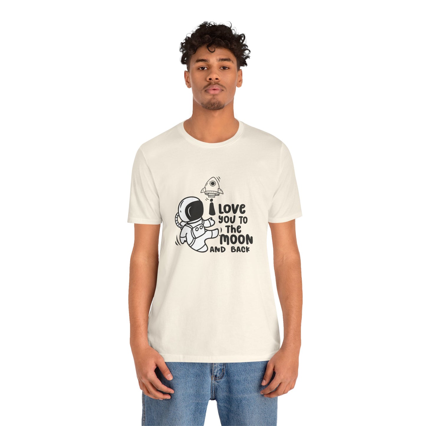 Romantic Message Tee – I Love You to the Moon and Back Shirt