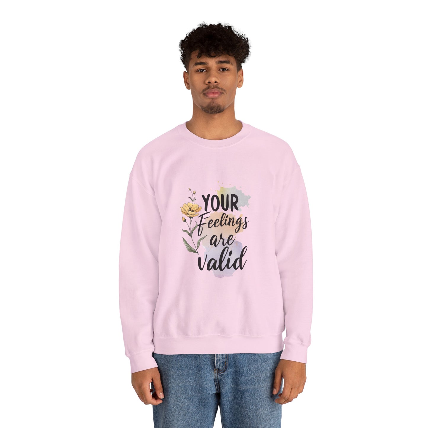 Your Feelings Are Valid – Mental Health Sweatshirt for Women
