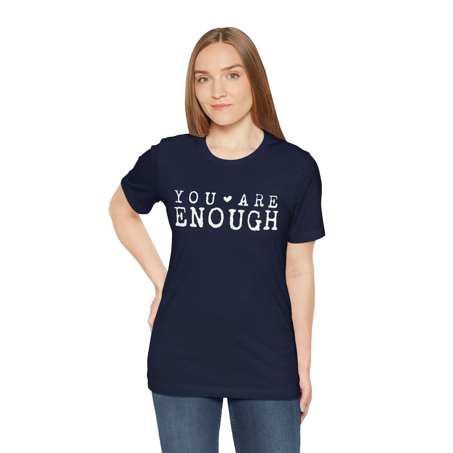 You Are Enough – Navy Suicide Awareness Shirts for Women