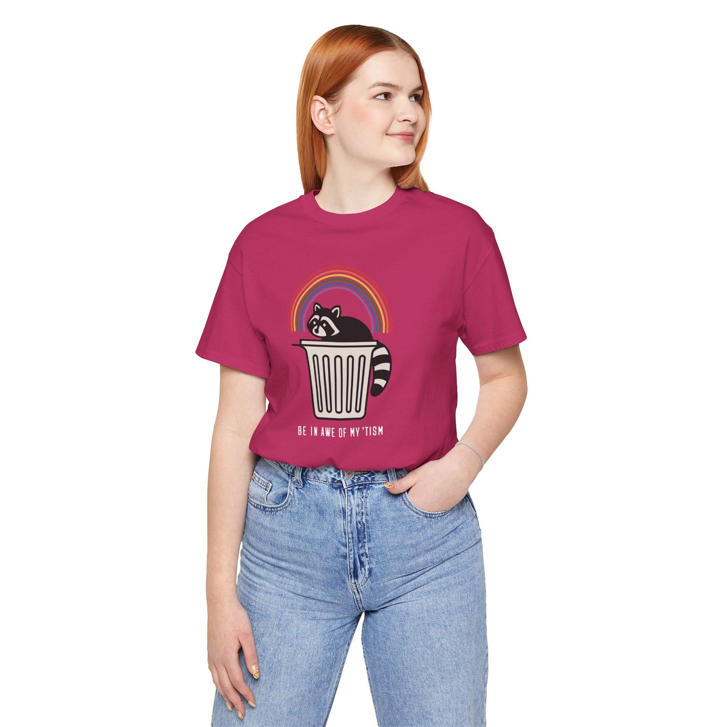 T-Shirt BE IN AWE OF MY ’TISM Funny Autism Awareness T‑Shirt for Adults