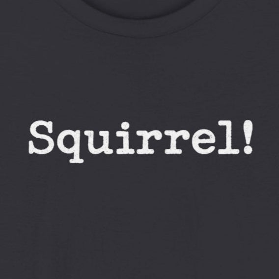 T-Shirt Squirrel! Shirt – Funny Distressed Typewriter Graphic Tee