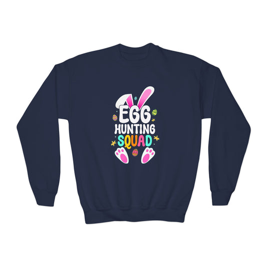 Kids clothes Egg Hunting Squad Sweatshirt | Matching Easter Sweatshirt for Kids