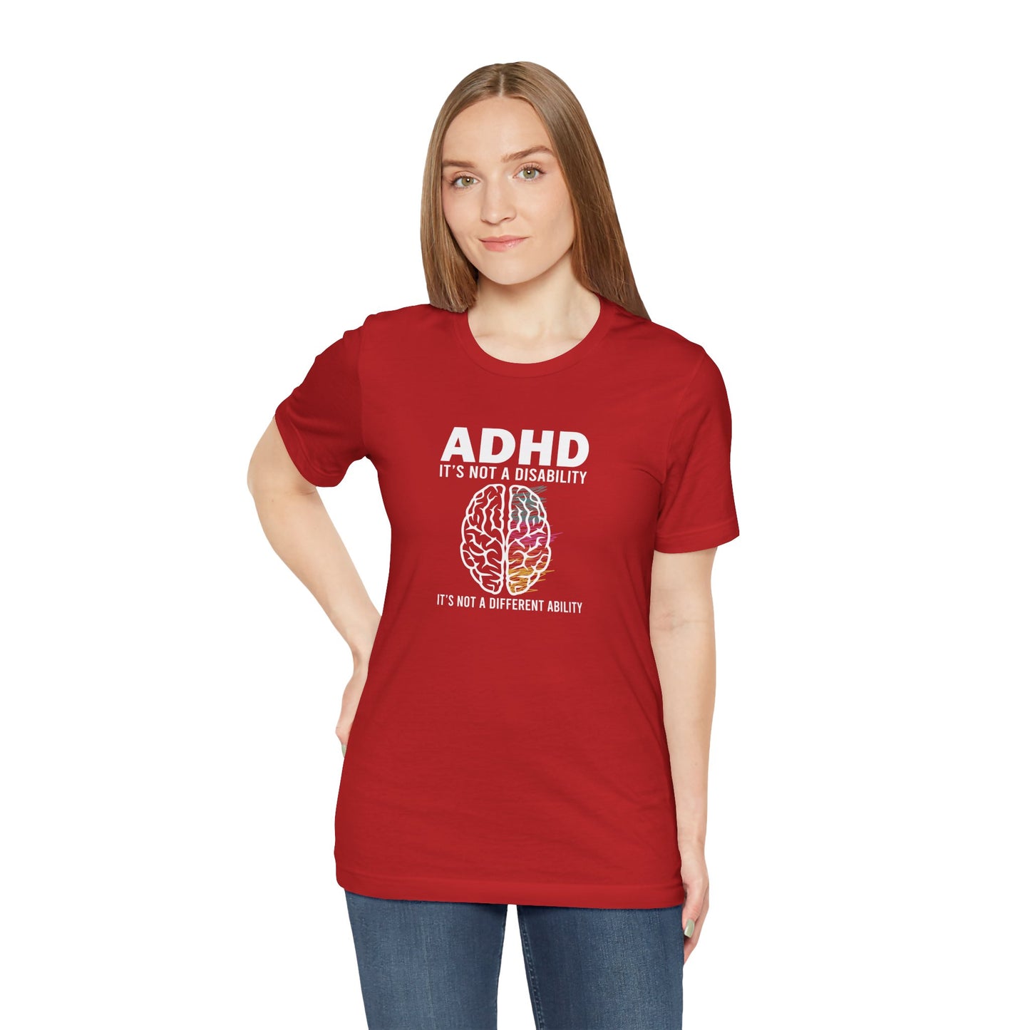 T-Shirt ADHD IT'S NOT A DISABILITY – Conceptual ADHD T-Shirt for Adults