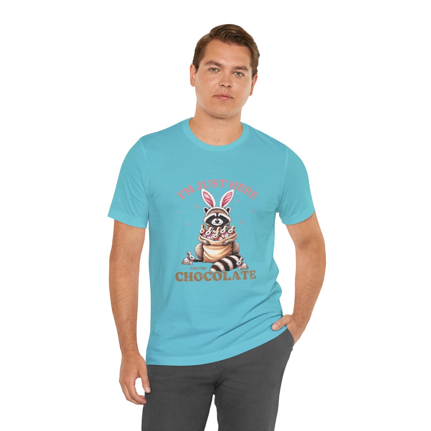 Funny Easter Shirt – I'm Just Here for the Chocolate Tee