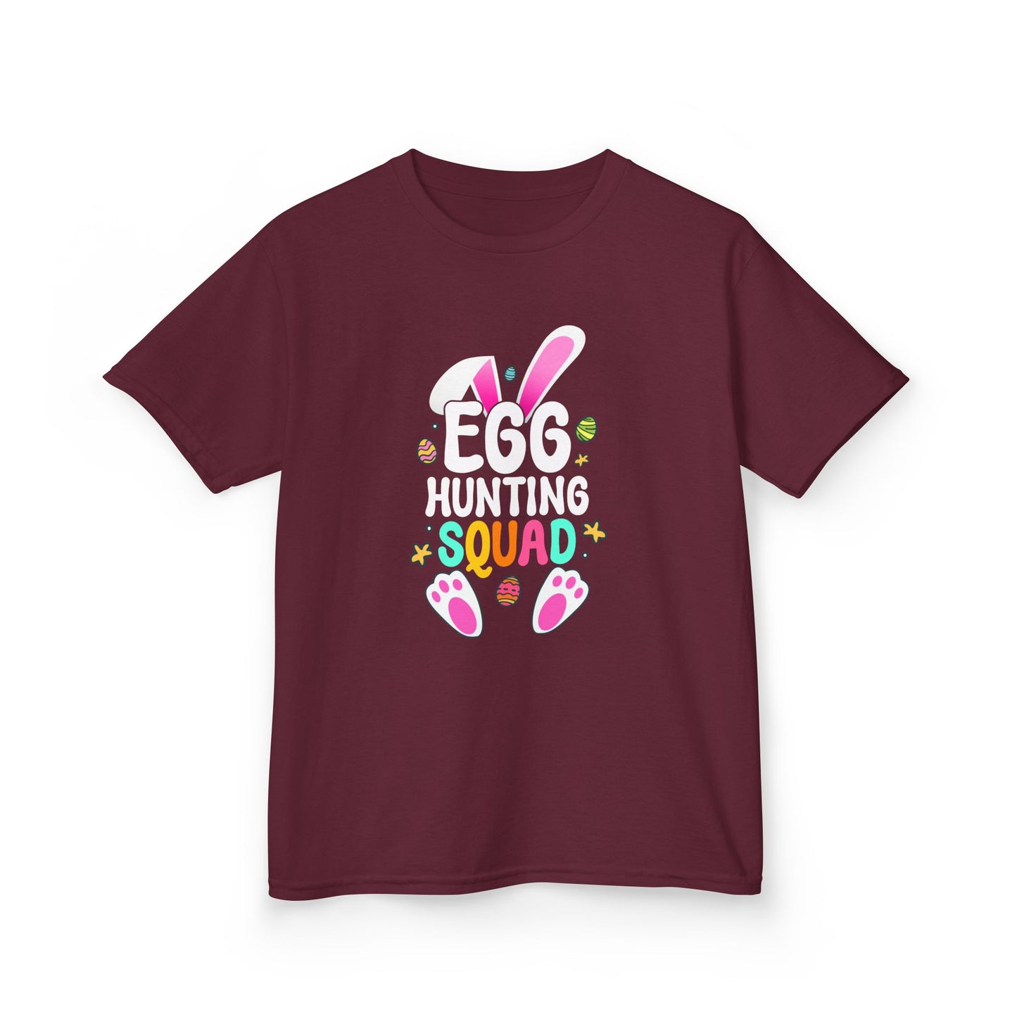 Egg Hunting Squad Kids Tee | Matching Easter Shirt for Families
