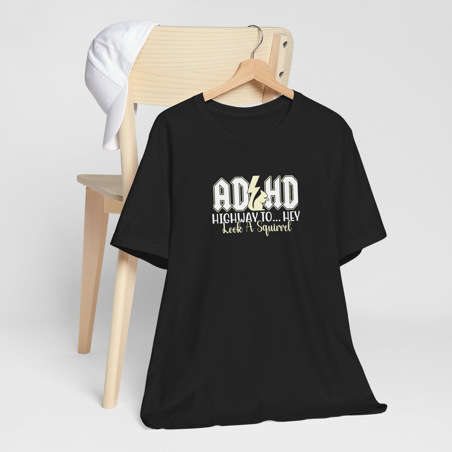 T-Shirt HIGHWAY TO... HEY Look A Squirrel ADHD T Shirt – Funny ADHD Tshirt