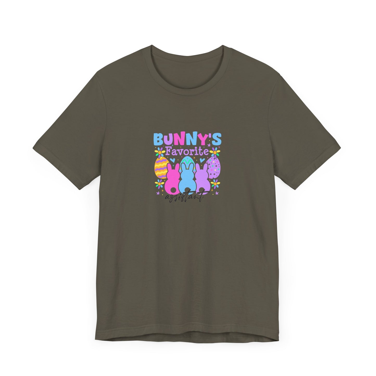 Women Easter Shirt – Bunny's Favorite Assistant Funny Bunny Tee