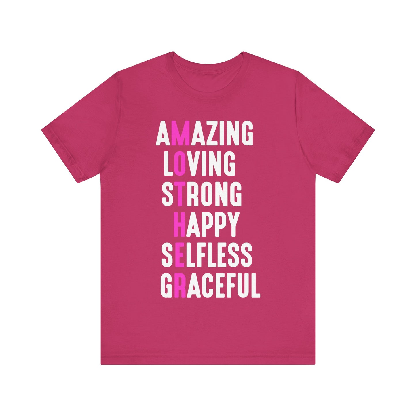 T-Shirt Empowering Mom Shirt – Amazing, Strong, Graceful & Loving
