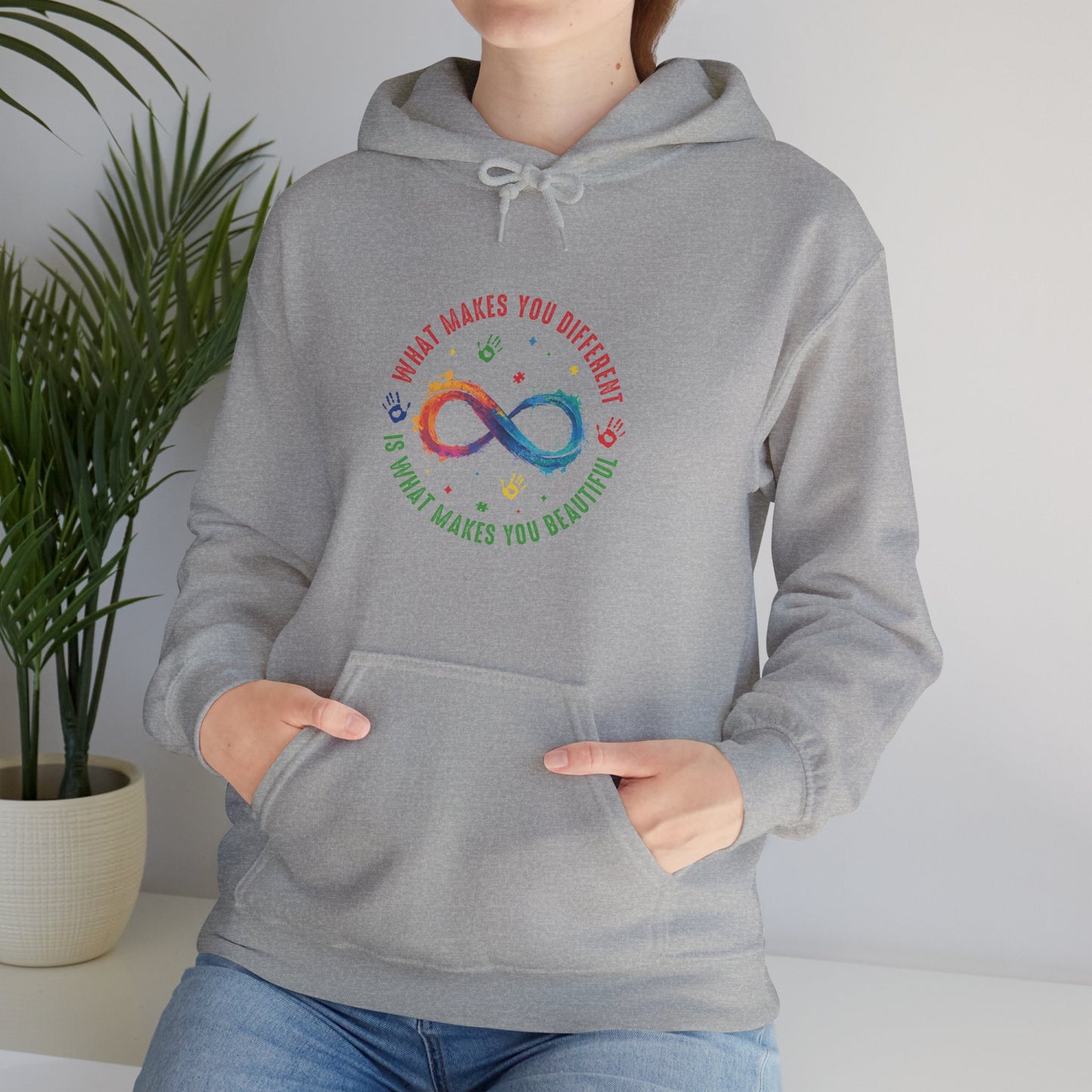 WHAT MAKES YOU DIFFERENT Hoodie – Colorful Neurodiversity Sweatshirt