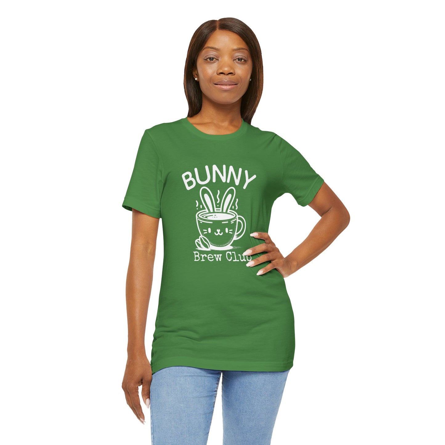 Coffee Easter Shirt – Bunny Brew Club Funny Easter Tee for Women
