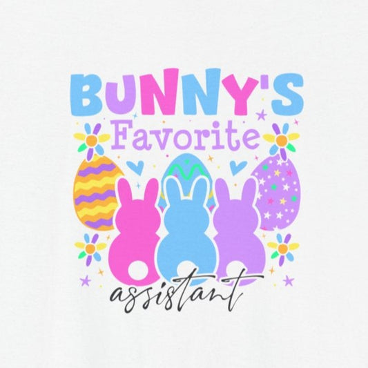 T-Shirt Women Easter Shirt – Bunny's Favorite Assistant Funny Bunny Tee